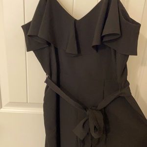 00Petite banana republic black jumpsuit